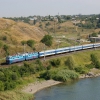 Электрические ChS8 локомотива с поездом. Автор: Vadim Anokhin