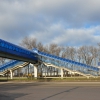 Переходной мост через автостраду / Pedestrian bridge over highway. Автор: Valentine Verchenko