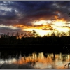 Sunset at the Kitoy River.  \ Закат на Китое. Автор: V@dim Levin