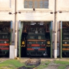 Три локомотива в депо. Автор: Vadim Anokhin