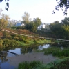 Навесной мост через реку Нугрь. Автор: Доркин Александр