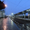 дощ на платформі * rain at the station. Автор: i.bulyha