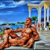 _Sculpture возле колоннады на пляже в Evpatoria_. Автор: Arkadiy_