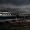 Вагоны Оренбург,вечная мгла/Train in a war,perpetual smoke. Автор: Vasiliy-Kosatov