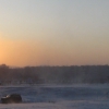 Зима утро вспышка на солнце. Автор: Качуровский Вячеслав
