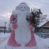 Дед Мороз на ул. Комсомольская. Автор: Рыболов