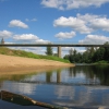 Северный пешеходный мост - вид с воды. Автор: longer666