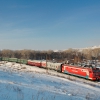 Электровоз ЭП1-256 с поездом Адлер - Нижний Тагил. Автор: fotogrinder