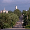 Мещовск. Въезд в город с западной его стороны. Июнь 2005 года. Автор: Юрий Милёхин