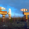 Аэропорт Нефтеюганск, разрушенные радары. Автор: Andrey Afanasev