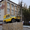 Автомобиль УАЗ-469 полиции как памятник. Автор: IPAAT