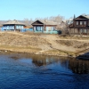 Домики на берегу Уды. Автор: Oksana Klimenko