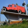 Памятник пожарному автомобилю. Автор: Mikhael Arzamastcev