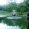 Фонтан на озере в парке. Автор: Dmitry Kobelyansky