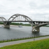 Вид на мост через Волгу в Рыбинске. Автор: Nadezhda Shklyaeva