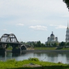 Волжский мост и вид на Спасо-Преображенский собор с другого берега Волги. Автор: Nadezhda Shklyaeva
