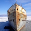Корабль на льду в Тункинскую. Автор: IPAAT