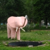 Розовый слон в Ужур. Автор: Vertinskiy