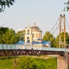 Пешеходный мост через Волгу. Автор: Andrey Snegirev