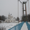 Зубцов. Вид с пешеходного моста через Волгу. Автор: Никита Игоревич Рыбин
